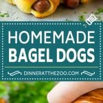 Bagel Dogs Recipe | Hot Dogs #bagel #hotdogs #dinner #lunch #sraye
