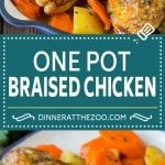 Braised Chicken with Carrots and Potatoes Recipe | One Pot Meal | Chicken with Potatoes #chicken #chickenthighs #onepot #potatoes #carrots #dinner #sraye