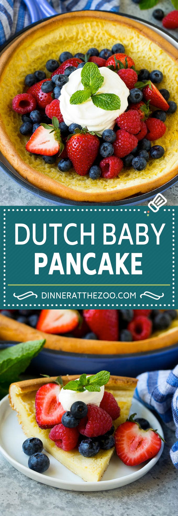 Dutch Baby Pancake Recipe | Puffed Pancake | Skillet Pancake #pancakes #breakfast #brunch #sraye