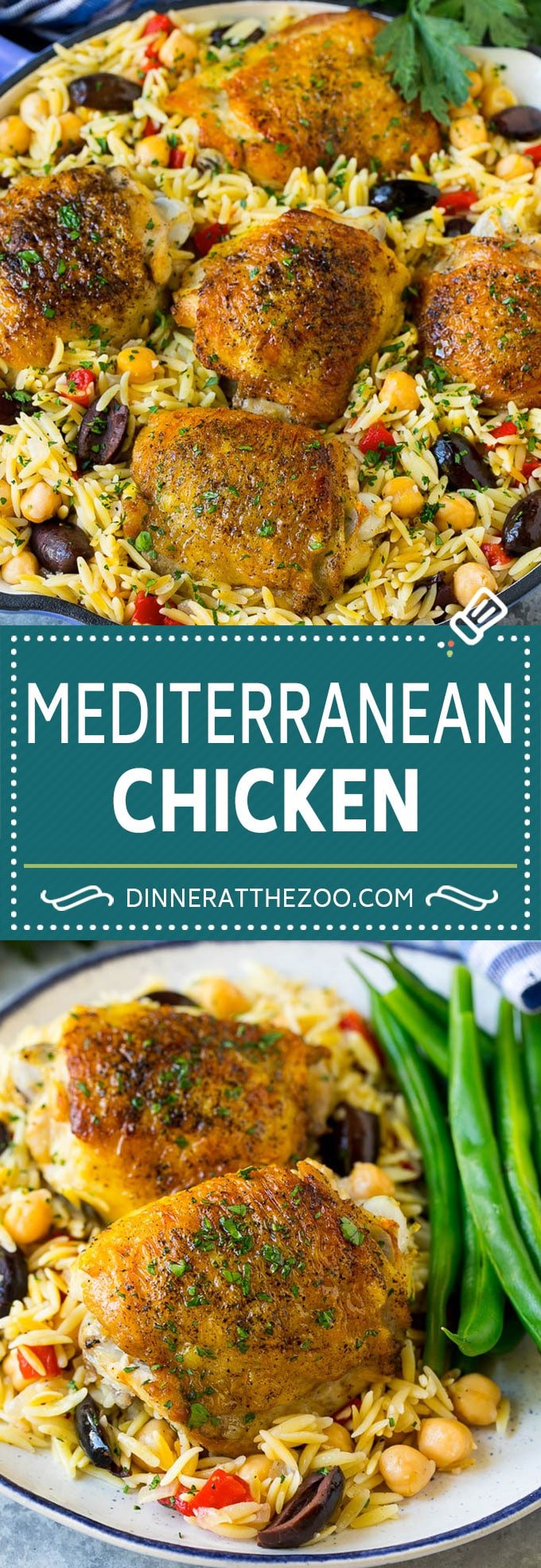 Mediterranean Chicken Recipe | One Pot Chicken #chicken #pasta #healthy #onepot #dinner #sraye