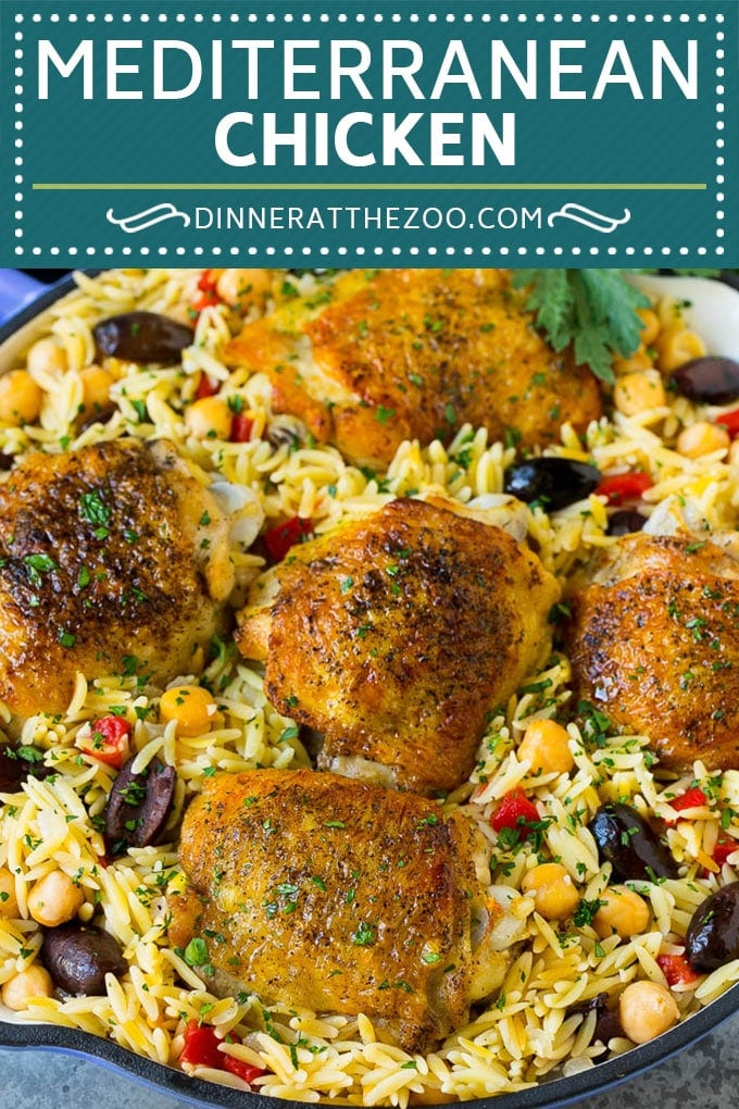 Mediterranean Chicken Recipe | One Pot Chicken #chicken #pasta #healthy #onepot #dinner #sraye