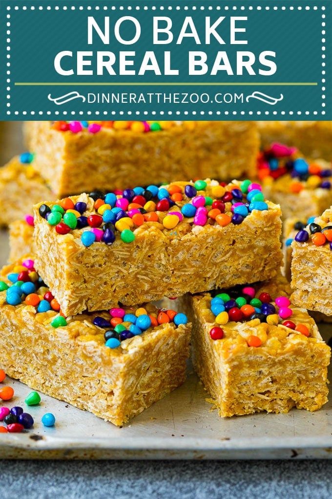 Cereal Bars Recipe | No Bake Bars | Peanut Butter Bars #cereal #breakfast #mealprep #peanutbutter #oatmeal #sraye