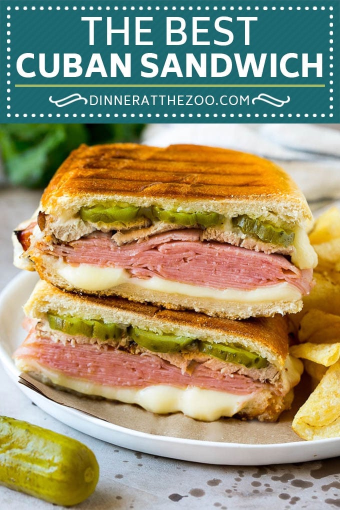 Cuban Sandwich Recipe #sandwich #pork #ham #cheese #pickles #lunch #dinner #sraye