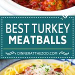 Slow Cooker Turkey Meatballs | Spaghetti and Meatballs #crockpot #slowcooker #turkey #meatballs #dinner #sraye
