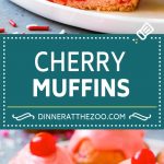 Cherry Muffins Recipe | Maraschino Cherry Muffins #cherries #cherry #muffins #baking #dessert #sweets #sraye