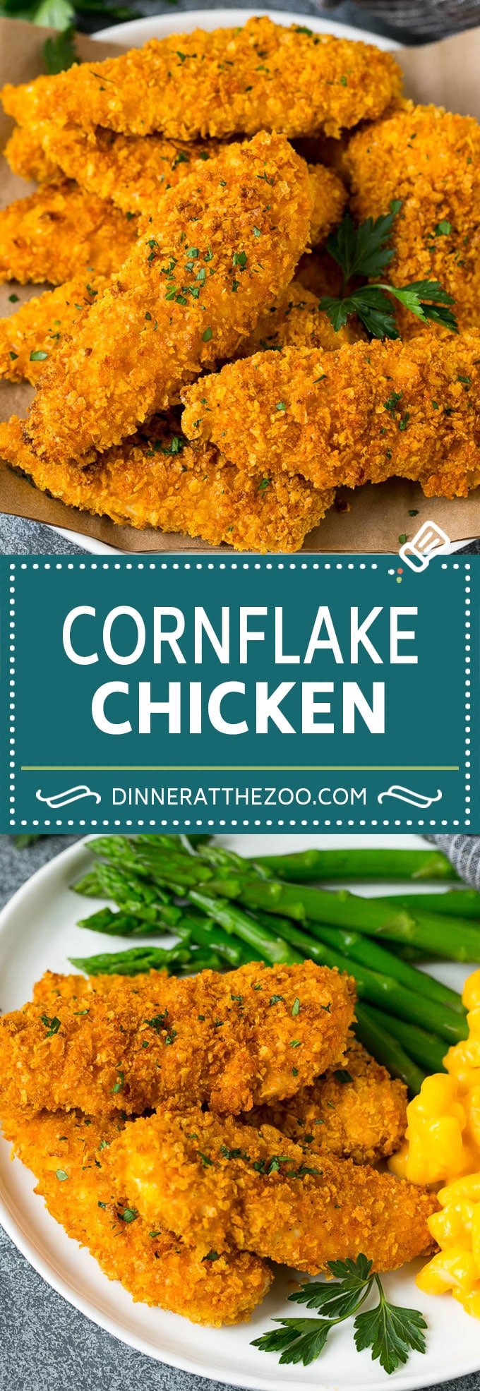 Cornflake Chicken Recipe | Chicken Fingers #chicken #dinner #sraye