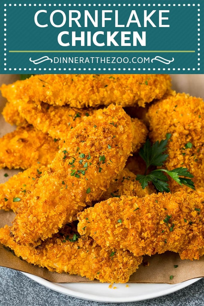 Cornflake Chicken Recipe | Chicken Fingers #chicken #dinner #sraye