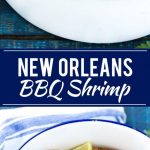 This recipe for New Orleans BBQ shrimp is tender and succulent shrimp cooked in a bold and zesty sauce - full of flavor and easy to make!