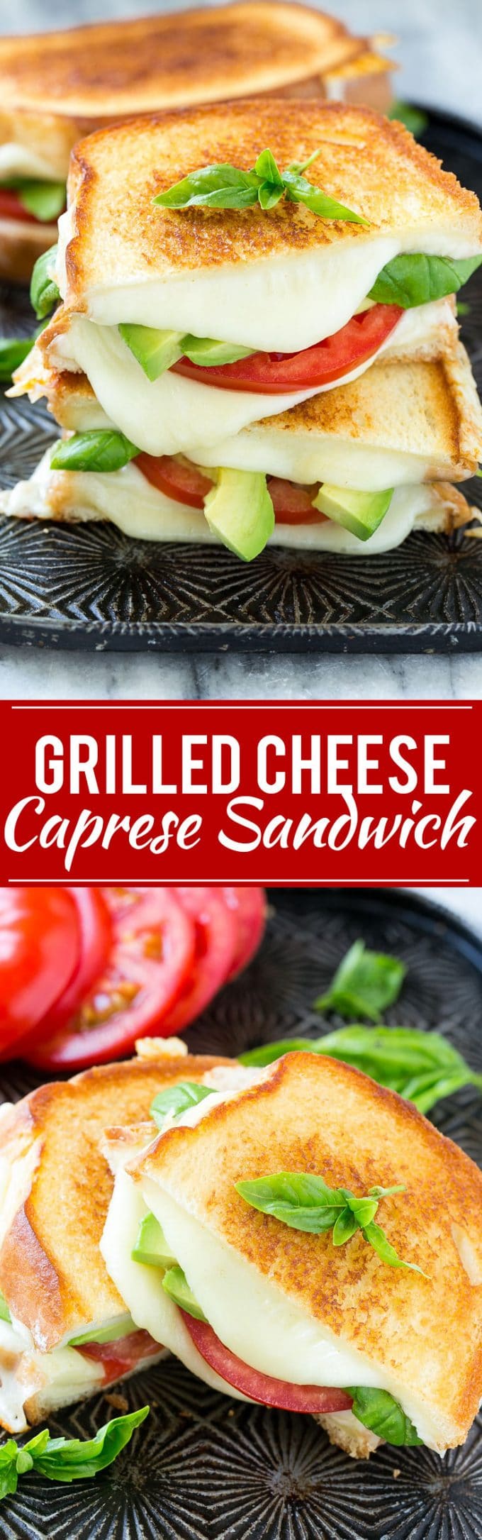 Caprese Sandwich | Grilled Cheese Sandwich Recipe #sandwich #caprese #cheese #grilledcheese #lunch #dinner #sraye #avocado