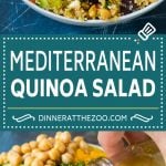 Mediterranean Quinoa Salad Recipe | Healthy Quinoa Salad | Chopped Salad #quinoa #healthy #cleaneating #lunch #dinner #sraye