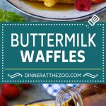 Buttermilk Waffles Recipe | Homemade Waffles #waffles #breakfast #brunch #sraye