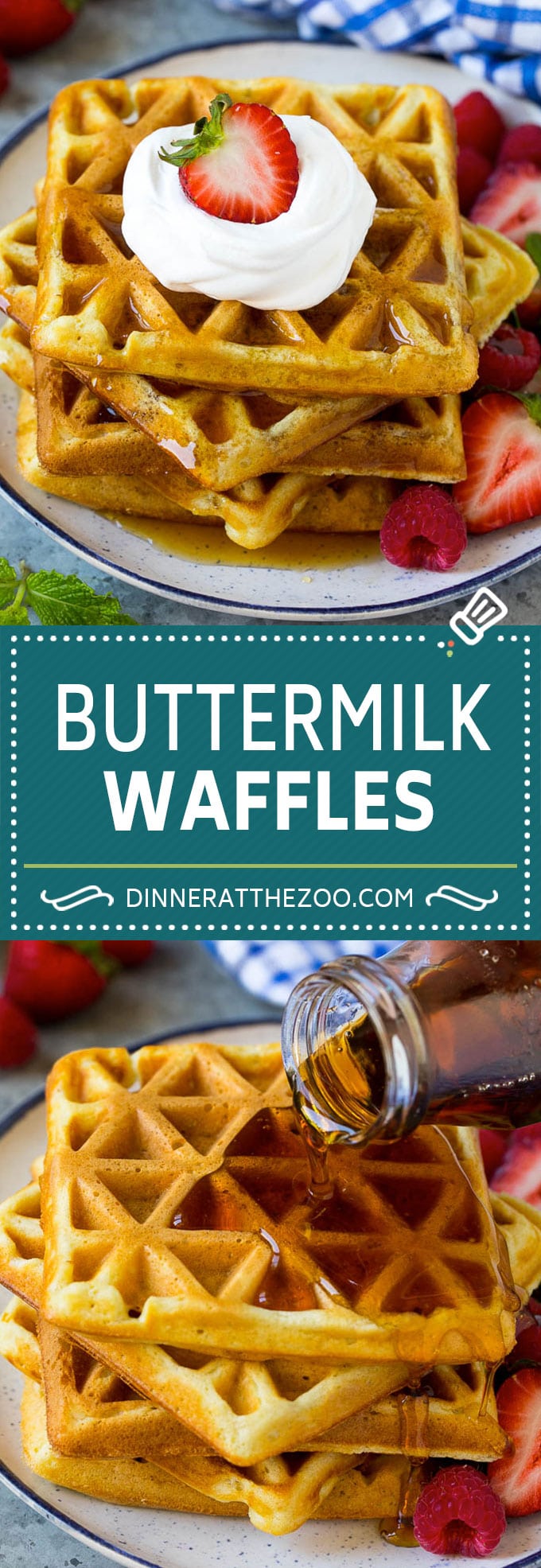 Buttermilk Waffles Recipe | Homemade Waffles #waffles #breakfast #brunch #sraye
