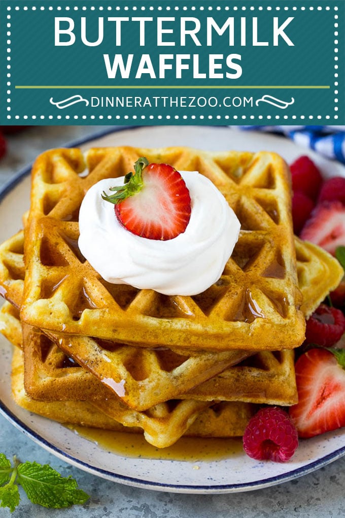 Buttermilk Waffles Recipe | Homemade Waffles #waffles #breakfast #brunch #sraye