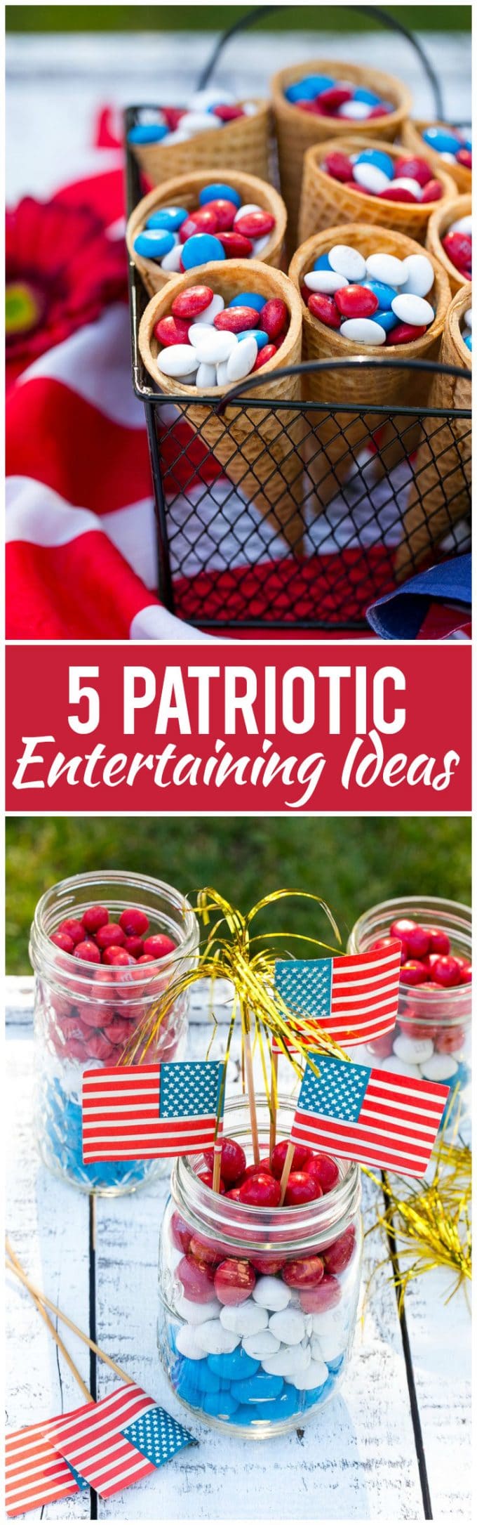 Patriotic Entertaining Ideas #4thofJuly #dessert #sraye #memorialday #patriotic