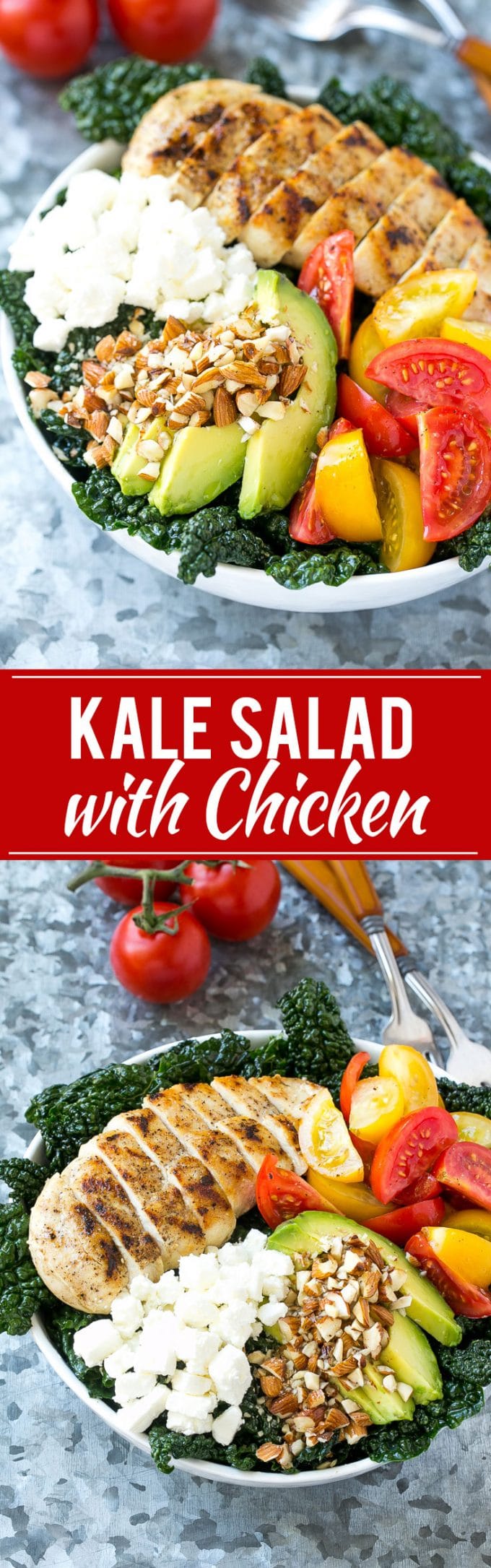 Tuscan Kale Salad Recipe | Kale Salad | Grilled Chicken Salad | Healthy Salad Recipe #kale #salad #chicken #healthy #cleaneating #sraye