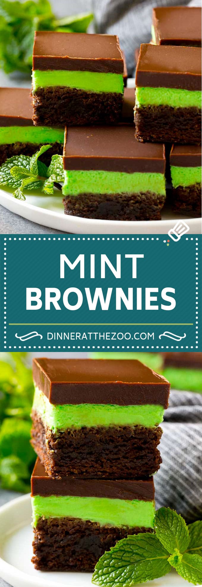 Mint Brownies Recipe | Layered Brownies | Frosted Brownies #brownies #chocolate #frosting #mint #dessert #sraye