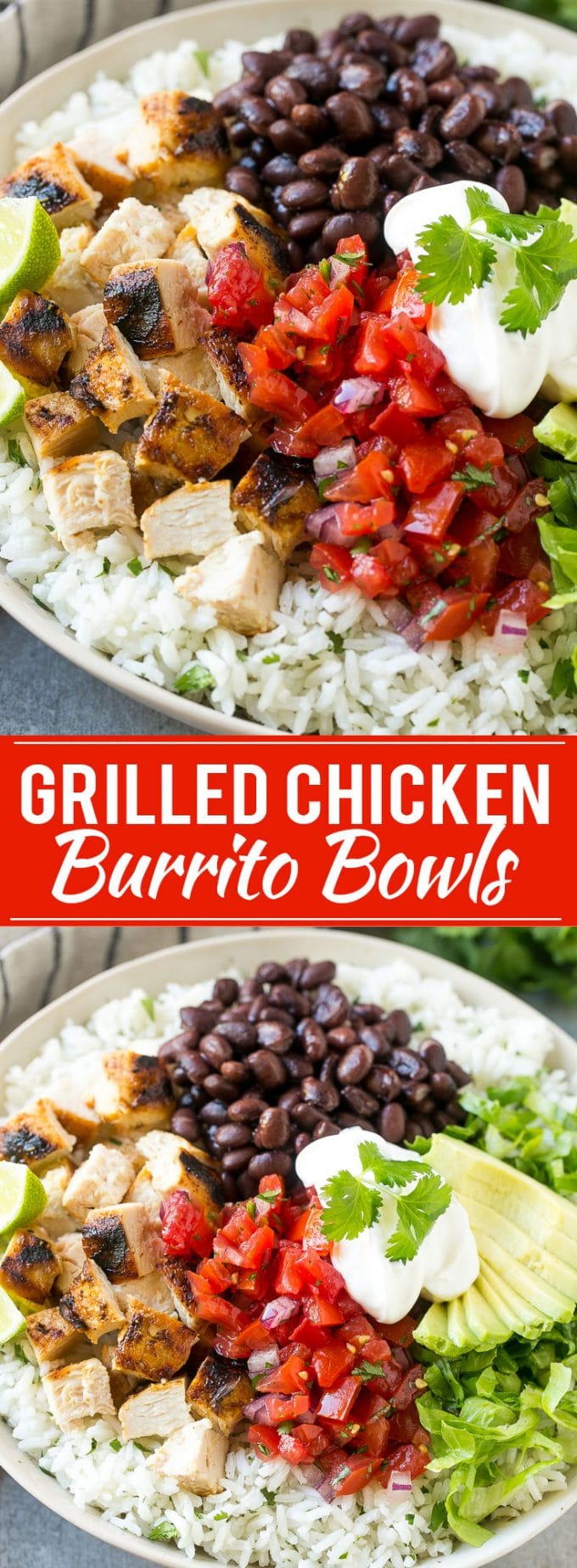Chicken Burrito Bowls Recipe | Grilled Chicken Recipe | Burrito Bowl | Mexican Chicken #burrito #mexicanfood #rice #beans #chicken #dinner #sraye #mealprep