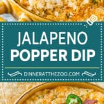 Jalapeno Popper Dip #jalapeno #dip #bacon #cheese #appetizer #sraye