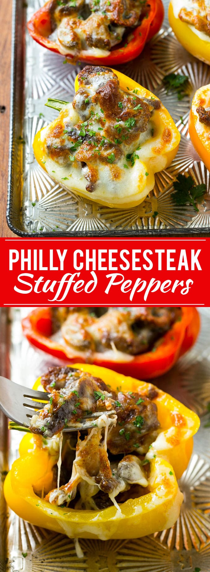 Philly Cheesesteak Stuffed Peppers Recipe | Easy Stuffed Peppers | Low Carb Stuffed Peppers #peppers #steak #cheese #mushrooms #lowcarb #keto #dinner #sraye