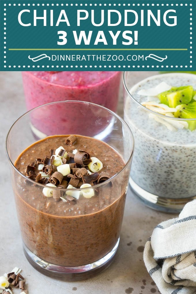 Chia Pudding Recipe | Chocolate Chia Pudding | Coconut Chia Pudding | Raspberry Chia Pudding #chia #pudding #breakfast #dessert #vegan #glutenfree #dairyfree #sraye