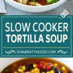 Slow Cooker Chicken Tortilla Soup Recipe | Chicken Soup Recipe | Slow Cooker Chicken Soup | Mexican Chicken Soup | Tortilla Soup Recipe #soup #tortillasoup #chickensoup #mexican #mexicansoup #dinner #sraye