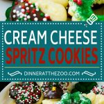 Cream Cheese Spritz Cookie Recipe | Butter Spritz Cookies | Best Spritz Cookies | Holiday Cookies | Christmas Cookies #Christmas #ChristmasCookies #SpritzCookies