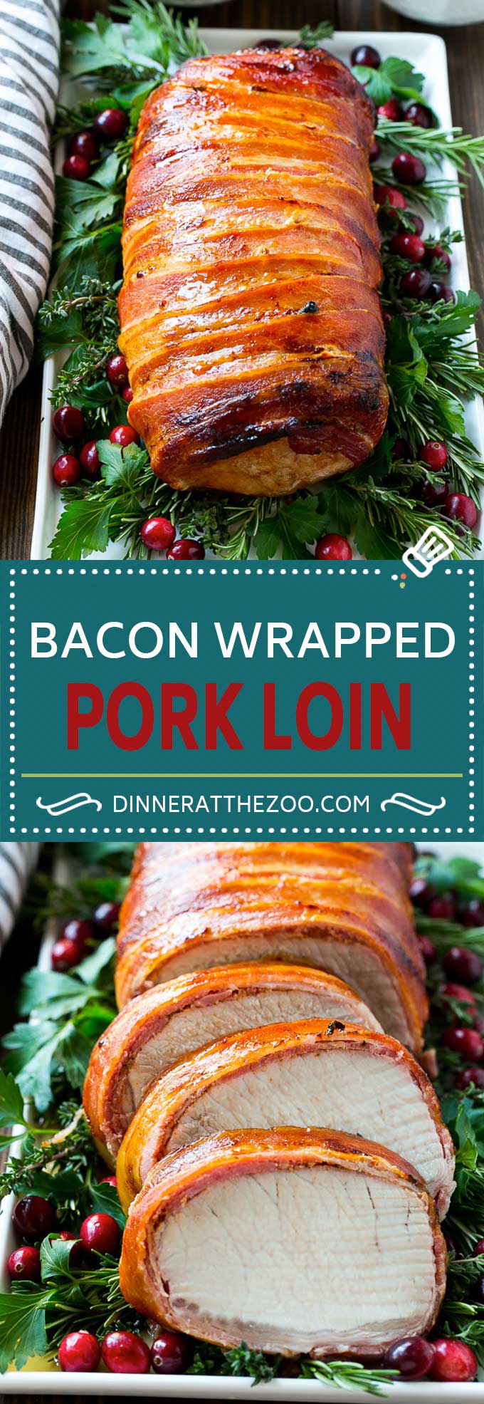 Bacon Wrapped Pork Loin Recipe | Bacon Wrapped Pork Roast | Grilled Pork Loin | Grilled Pork Recipe #bacon #pork #dinner #grilling #sraye