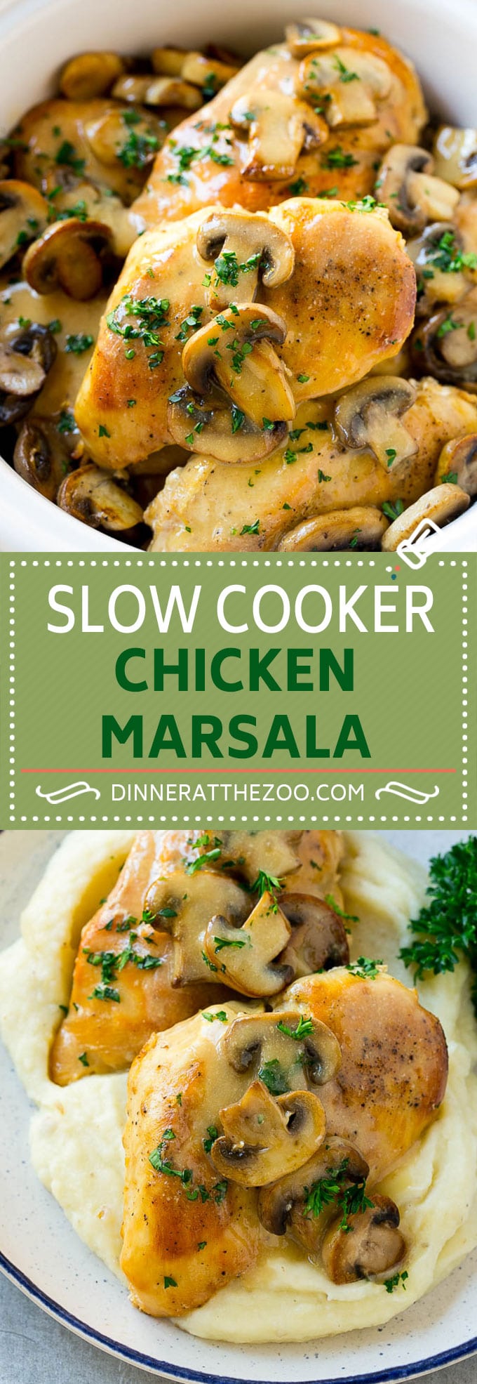 Slow Cooker Chicken Marsala Recipe | Crock Pot Chicken Marsala | Chicken with Mushrooms | Chicken Marsala Recipe #chicken #chickenmarsala #slowcooker #crockpot #dinner #sraye
