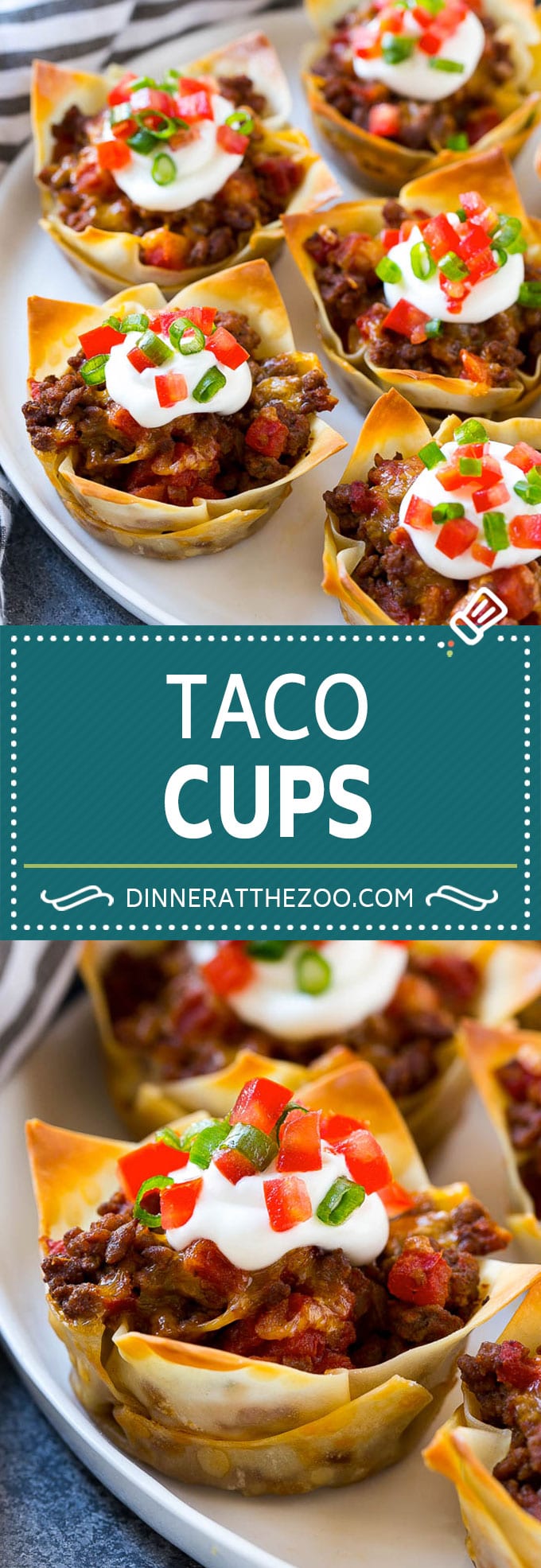 Taco Cups Recipe | Wonton Taco Cups | Taco Cupcakes | Mexican Appetizer #taco #hamburger #appetizer #sraye #beef