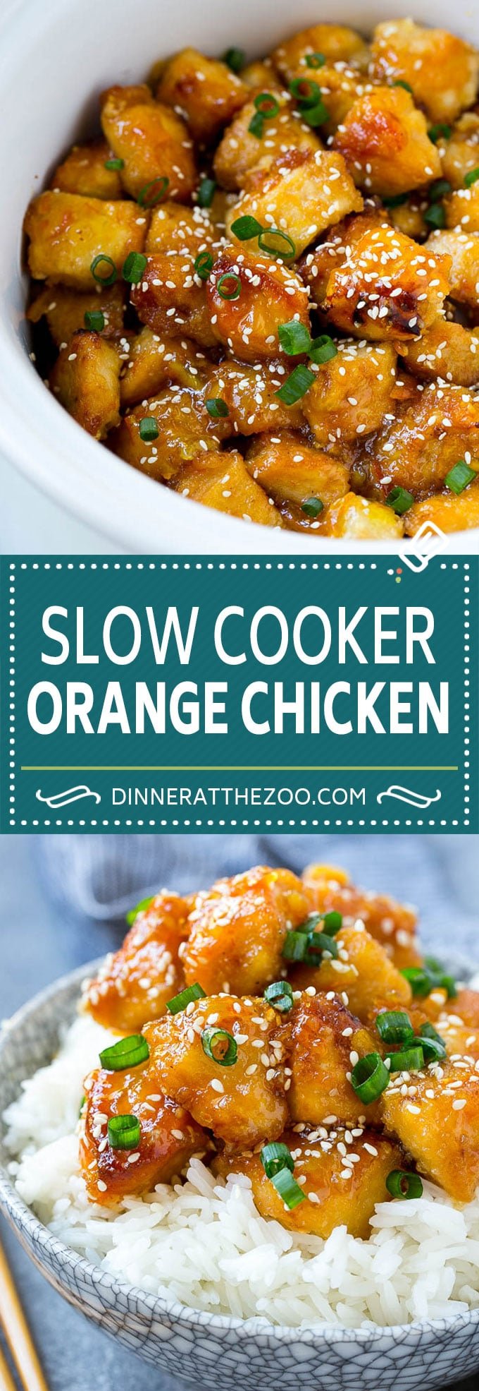 Slow Cooker Orange Chicken Recipe | Copycat Orange Chicken | Crock Pot Orange Chicken | Slow Cooker Chicken Recipe #orange #chicken #orangechicken #slowcooker #crockpot #dinner #sraye