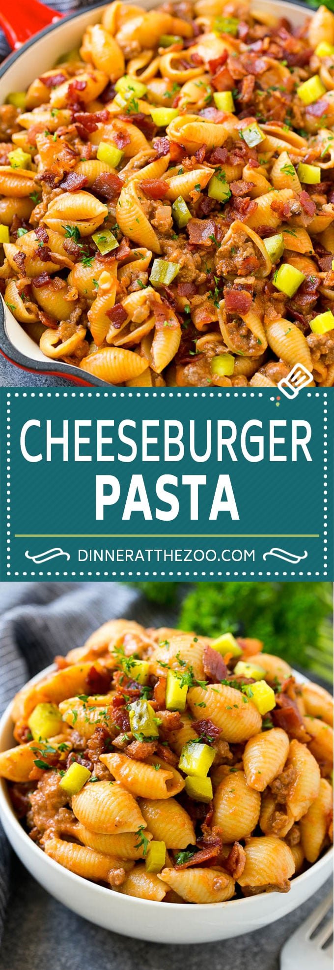Cheeseburger Pasta | Hamburger Pasta | Ground Beef Pasta #cheeseburger #bacon #pasta #sraye