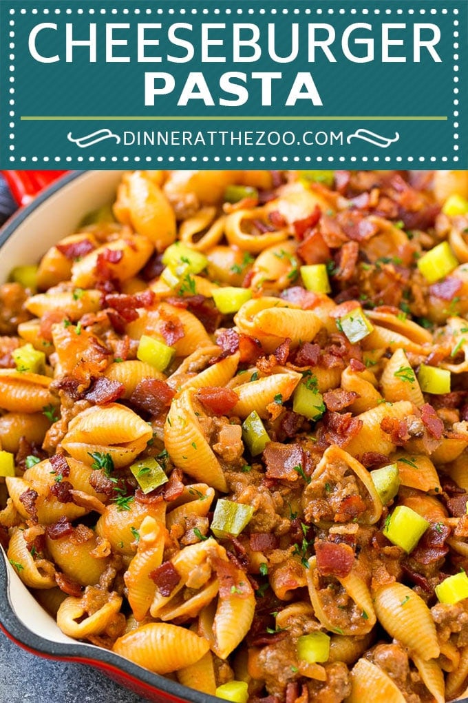 Cheeseburger Pasta | Hamburger Pasta | Ground Beef Pasta #cheeseburger #bacon #pasta #sraye