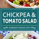 Chickpea Salad Recipe | Chickpea and Tomato Salad | Chickpea Avocado Salad | Summer Salad #salad #summer #recipes #sraye