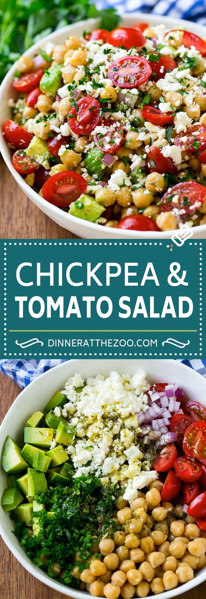 Chickpea Salad Recipe | Chickpea and Tomato Salad | Chickpea Avocado Salad | Summer Salad #salad #summer #recipes #sraye