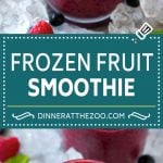 Frozen Fruit Smoothie | Berry Smoothie | Healthy Smoothie #fruit #smoothie #drink #sraye