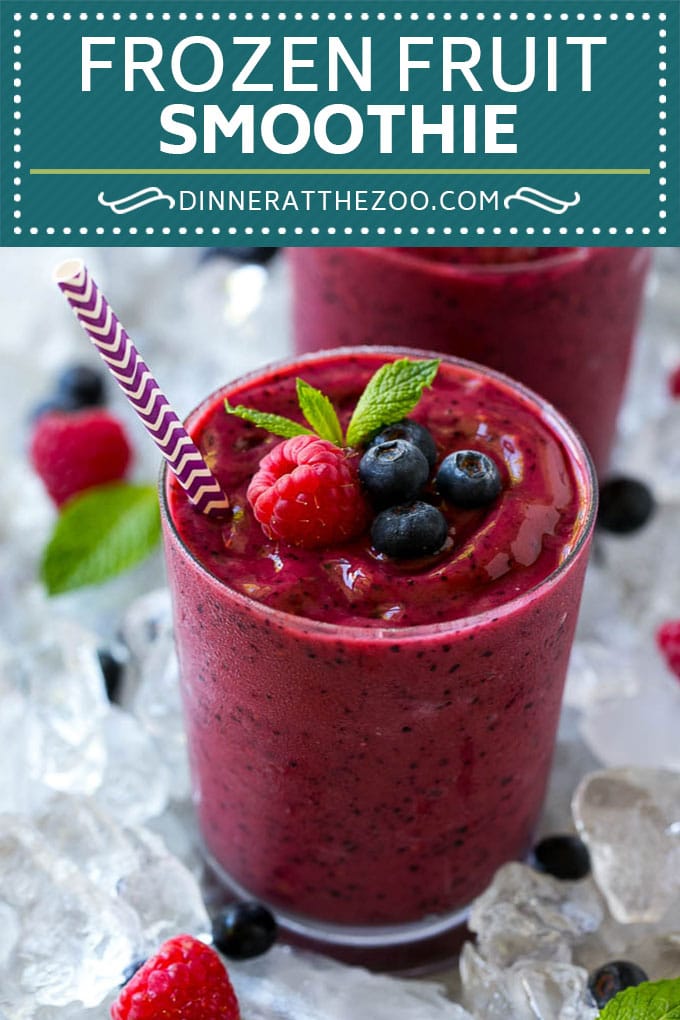 Frozen Fruit Smoothie | Berry Smoothie | Healthy Smoothie #fruit #smoothie #drink #sraye