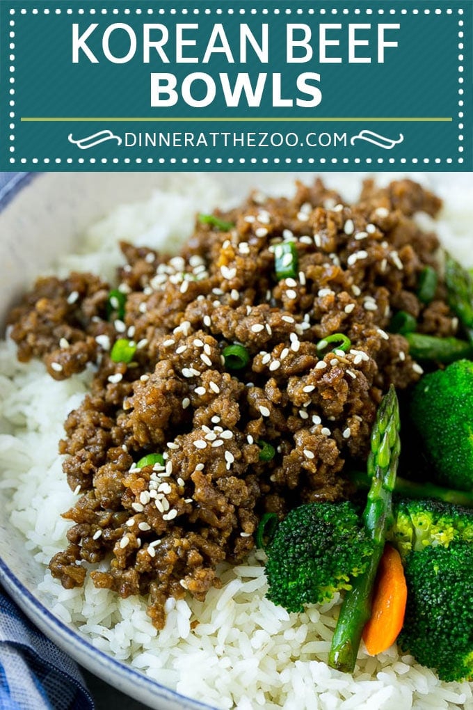 Korean Beef Bowls Recipe | Korean Ground Beef | Asian Beef Recipe | Rice Bowl #groundbeef #asianfood #rice #sraye