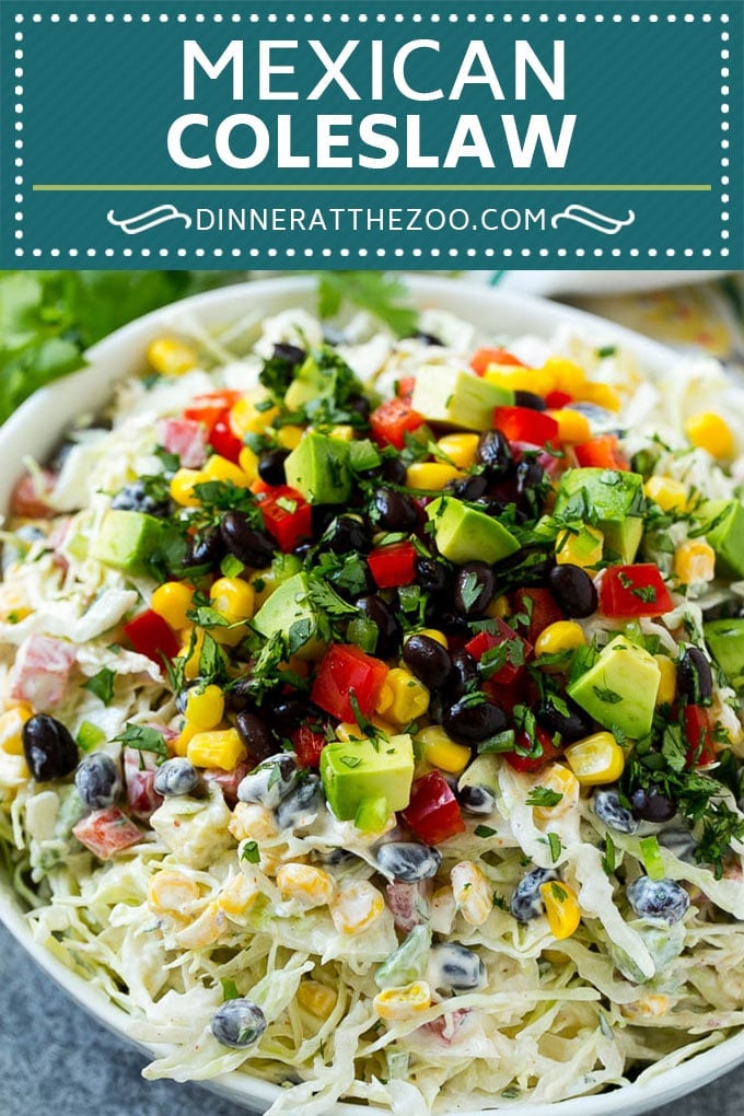 Mexican Coleslaw Recipe | Southwestern Coleslaw | Easy Coleslaw #coleslaw #mexicanfood #salad #sraye