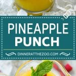 Pineapple Punch Recipe | Sparkling Punch | Fruit Punch | Pineapple Drink #pineapple #drink #sraye