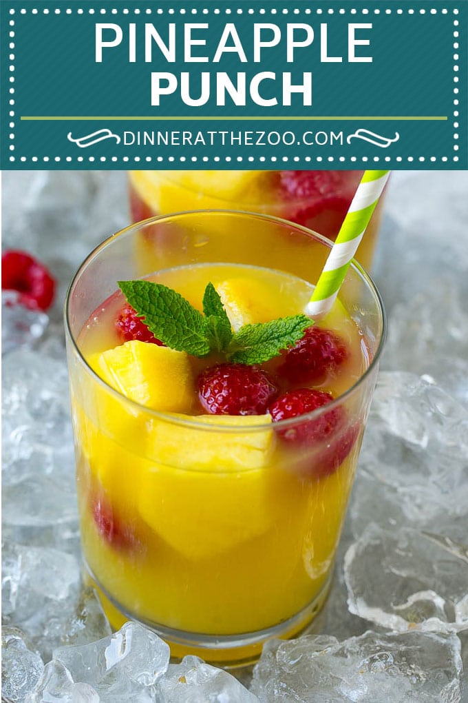 Pineapple Punch Recipe | Sparkling Punch | Fruit Punch | Pineapple Drink #pineapple #drink #sraye