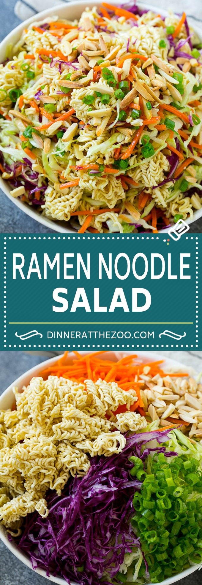 Ramen Noodle Salad Recipe | Oriental Salad | Asian Salad | Ramen Noodle Cabbage Salad #ramennoodles #salad #cabbagesalad #salad #sraye