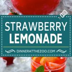 Strawberry Lemonade Recipe | Homemade Lemonade | Strawberry Drink Recipe #lemonade #strawberries #drink #sraye