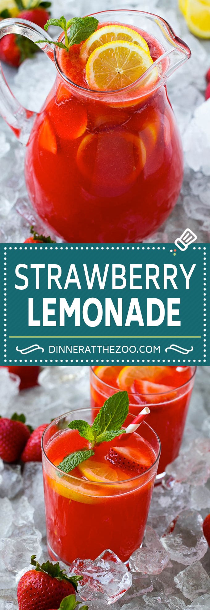 Strawberry Lemonade Recipe | Homemade Lemonade | Strawberry Drink Recipe #lemonade #strawberries #drink #sraye