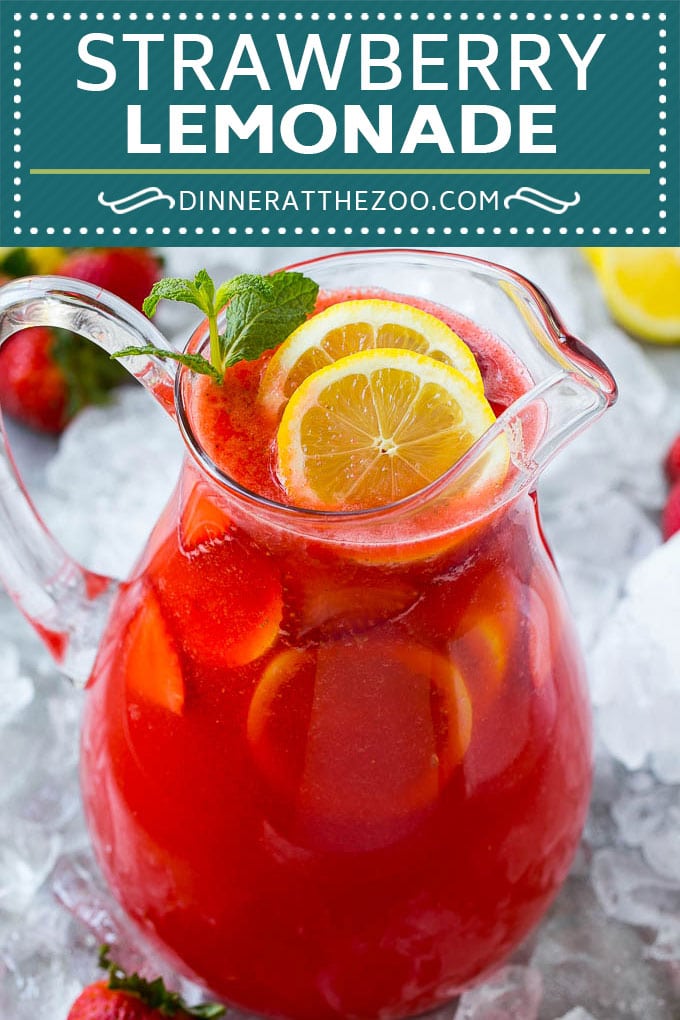 Strawberry Lemonade Recipe | Homemade Lemonade | Strawberry Drink Recipe #lemonade #strawberries #drink #sraye