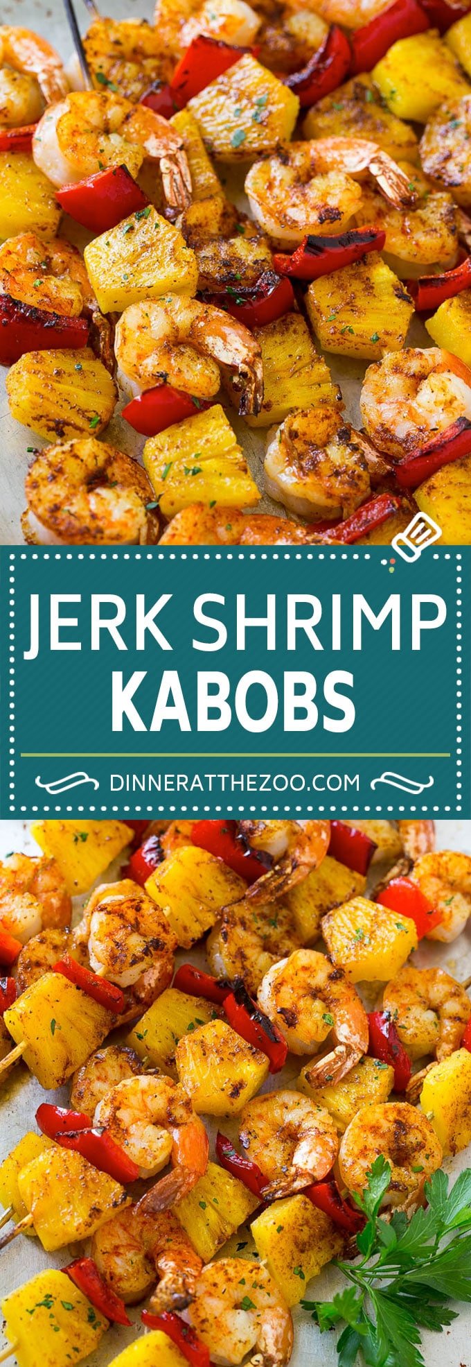 Jerk Shrimp Kabobs | Caribbean Shrimp | Jamaican Shrimp | Grilled Shrimp #grilling #pineapple #shrimp #kabobs #sraye