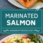 Marinated Salmon Recipe | Grilled Salmon | Garlic and Herb Salmon #salmon #grilling #marinade #fish #dinner #sraye