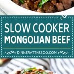 Slow Cooker Mongolian Beef Recipe | Crock Pot Mongolian Beef | Asian Beef Recipe | Slow Cooker Beef #beef #slowcooker #crockpot #asianfood #sraye