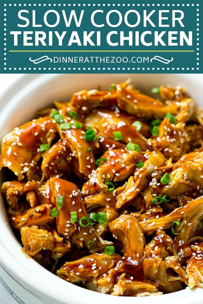 Slow Cooker Teriyaki Chicken Recipe | Crock Pot Teriyaki Chicken | Slow Cooker Chicken | Asian Chicken #slowcooker #crockpot #teriyaki #chicken #dinner #sraye