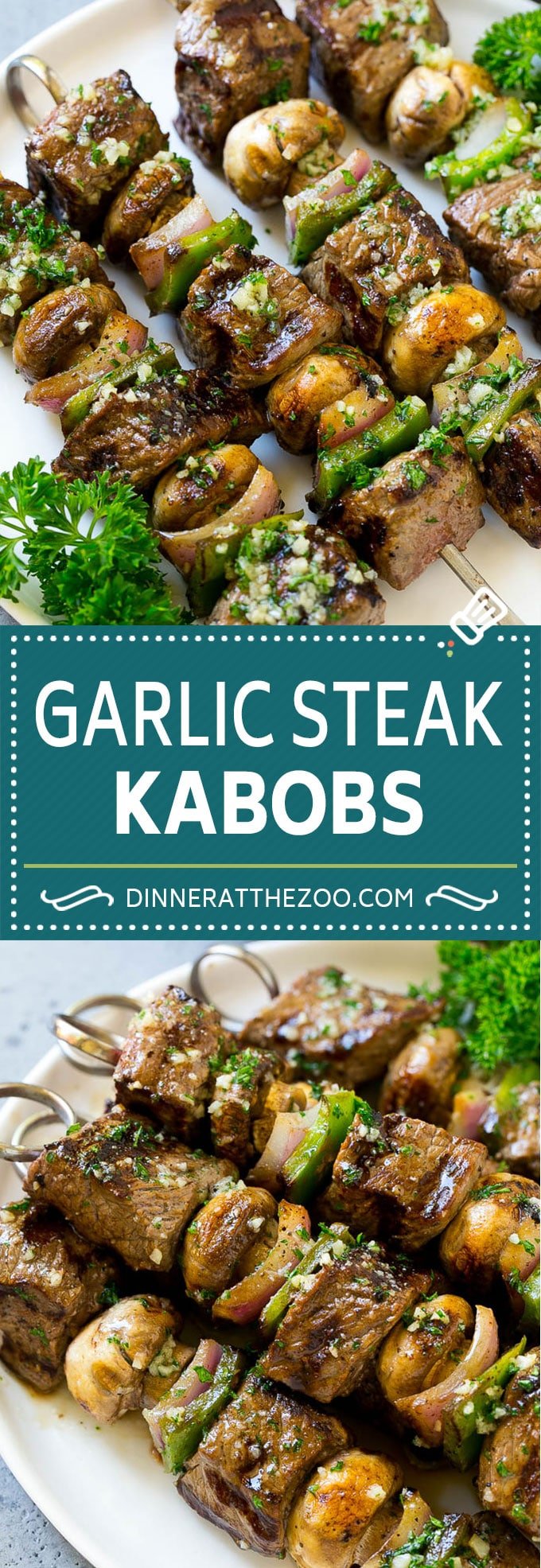 Steak Kabobs Recipe | Beef Kabobs | Grilled Steak | Steak Skewers #beef #steak #kabobs #grilling #garlic #mushrooms #sraye