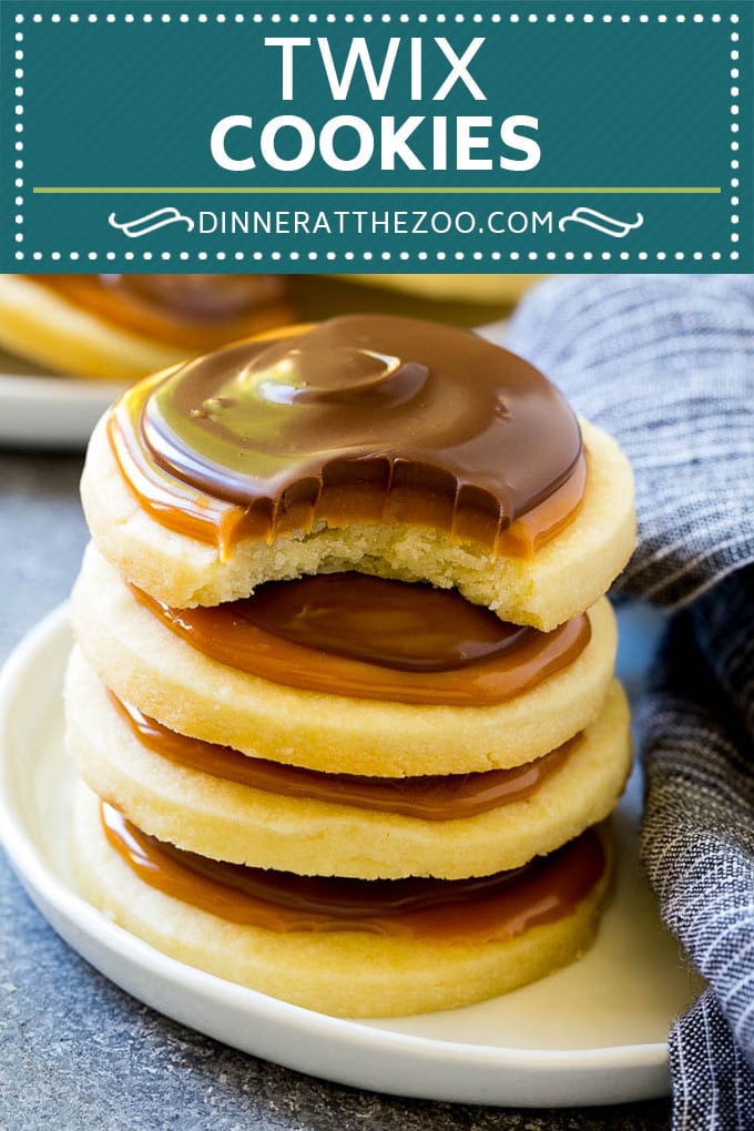 Twix Cookies Recipe | Chocolate Caramel Cookies | Shortbread Cookies #cookies #baking #caramel #chocolate #dessert #sraye
